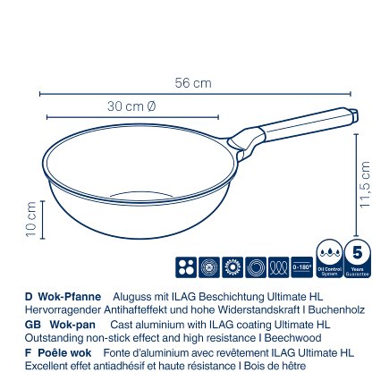 Wok poêle Vitana