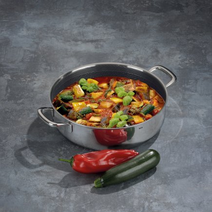 Servierpfanne Flavoria mit Wabenstruktur