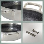 Servierpfanne Flavoria mit Wabenstruktur