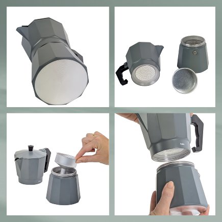 Espresso maker Italia smoked