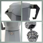 Espresso maker Italia smoked
