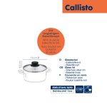 Glasdeckel Callisto