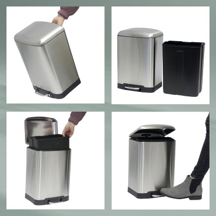 Pedal bin Davino 6 and 12L