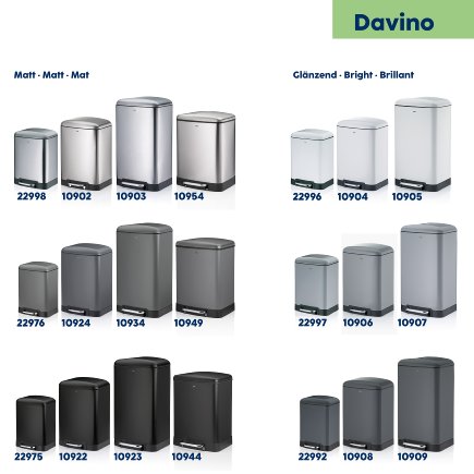 Pedal  bin Davino 30L
