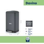 Pedal  bin Davino 30L