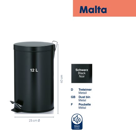 Treteimer Monaco+ 12 L