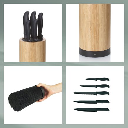 Knife block Barnet black