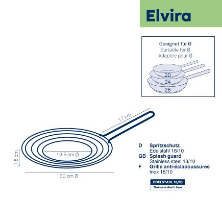 Grille anti-éclaboussures Elvira