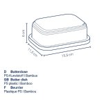 Butter dish Namur