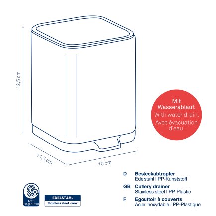 Besteckabtropfer Plata