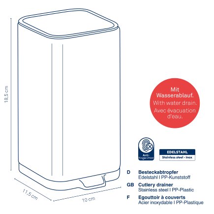 Besteckabtropfer Plata