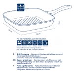 Square griddle pan Stella Nova