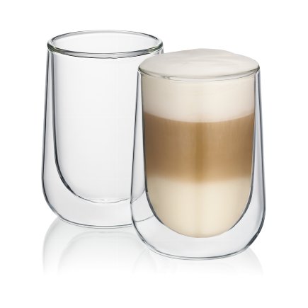 Latte-Macchiato glass Fontana set of 2