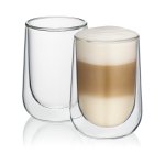 Latte-Macchiato glass Fontana set of 2