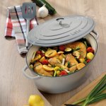 Roaster Calido Oval Gray