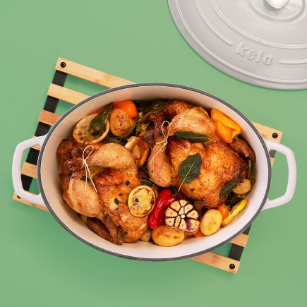 Roaster Calido Oval Gray