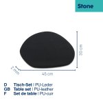 Dessous-de-verre Stone 4pièces