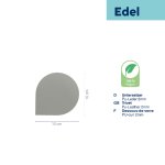Trivets Edel 4 pcs light grey