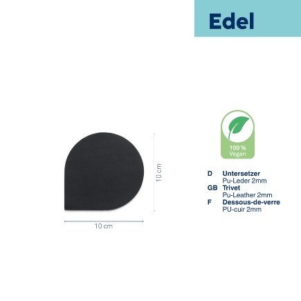 Trivets Edel 4 pcs light grey