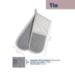 Double Oven glove Tia graphit