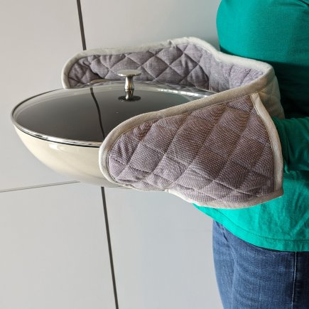 Double Oven glove Tia graphit
