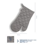 Oven glove Puro grey