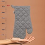Oven glove Puro grey