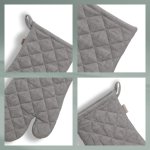 Oven glove Puro grey