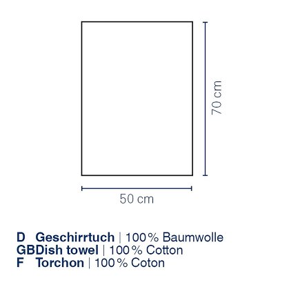 Geschirrtuch Cora weiß