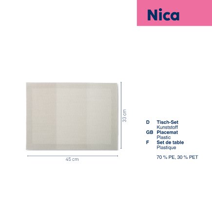 Set de table Nica