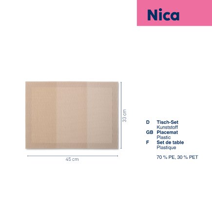 Set de table Nica