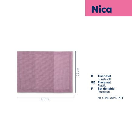 Set de table Nica