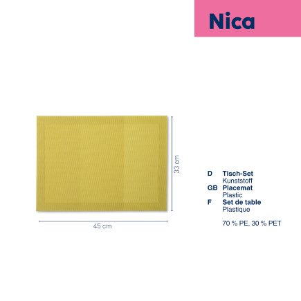 Set de table Nica