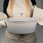 Cocotte Calido Oval Gris