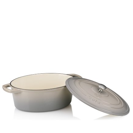Cocotte Calido Oval Gris