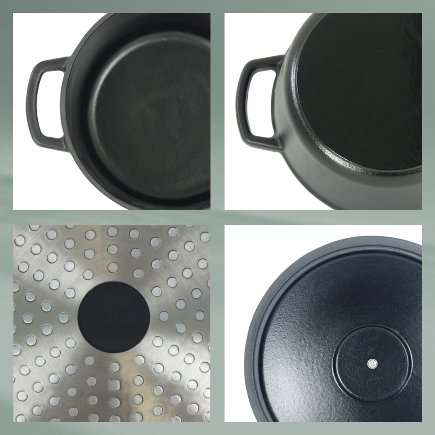 Roaster Calido Oval Black