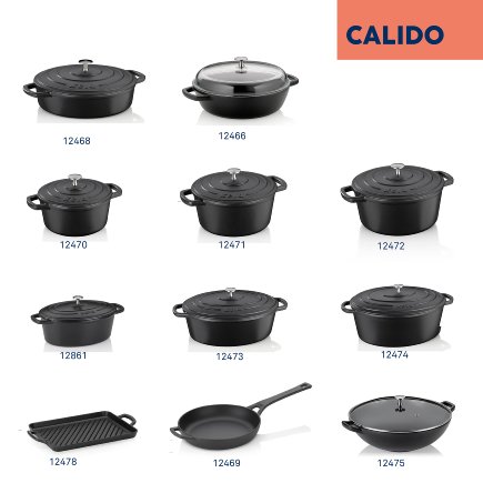 Roaster Calido Oval Black