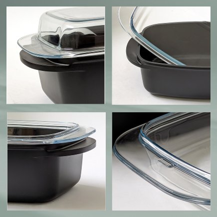 Rectangular roasting tray Atura