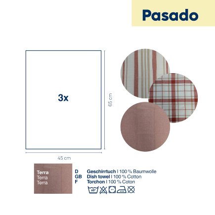 Torchon Pasado 3pcs