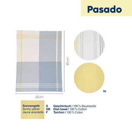 Dish cloth Pasado 3pcs