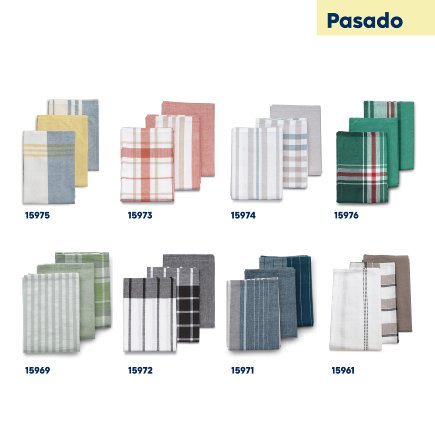 Geschirrtuch Pasado 3tlg.