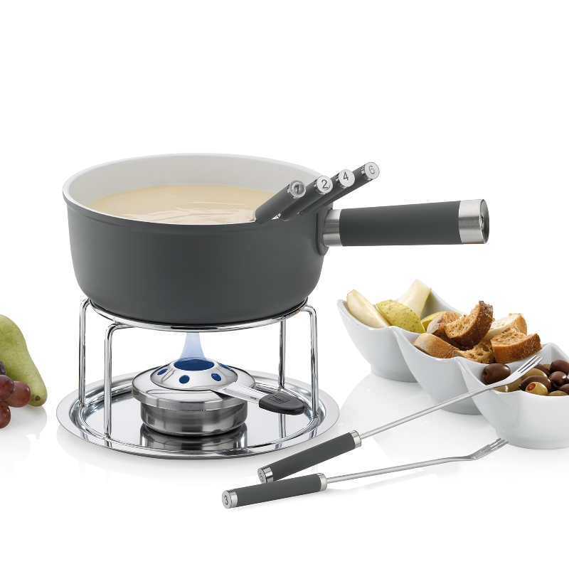 Kela 66595 diffuseur de flammes pour appareil de fondue à fromage,  aluminium, diamètre 15,5 cm, 'Balerno' : : Cuisine et Maison