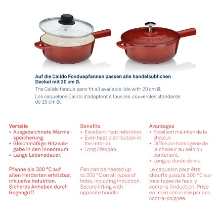Fondue-set Calido 10 pieces