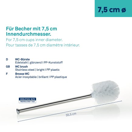 WC-brush Pulcro 7,5 cm Ø