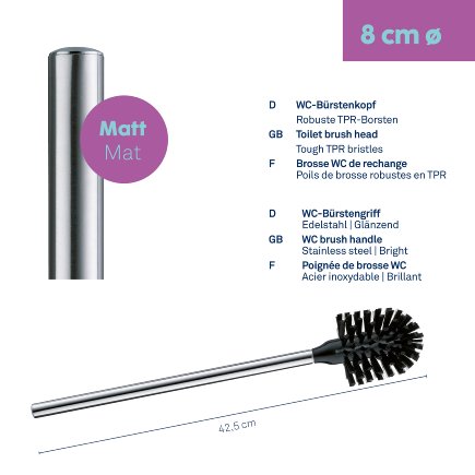 WC Bürste La Brosse matt