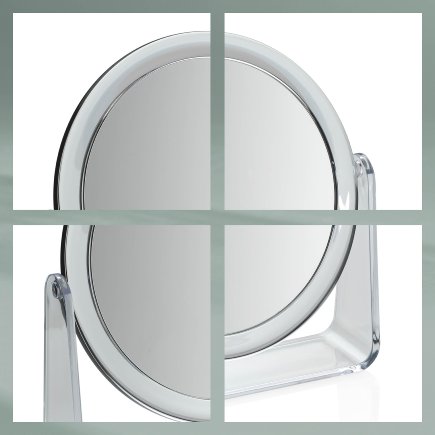 Miroir sur pied Via