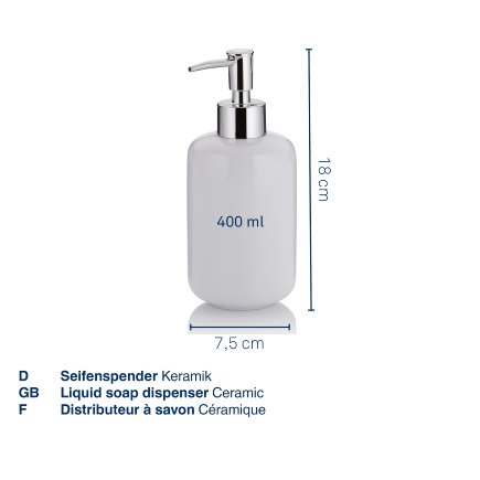 Liquid soap dispenser Isabella