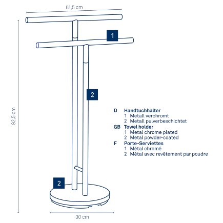 Towel holder Sinerio