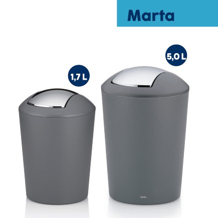 Schwingdeckeleimer Marta 1,7L