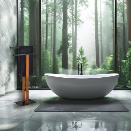Towel holder Amir black